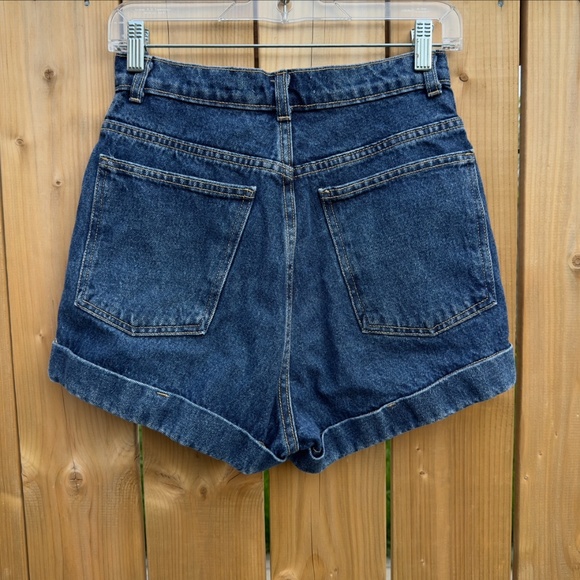 American Apparel Jean Denim Shorts - Picture 2 of 4